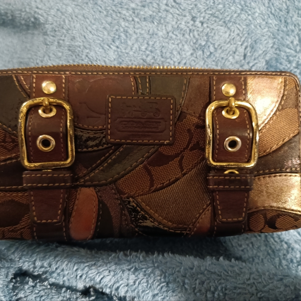 Coach patchwork wallet